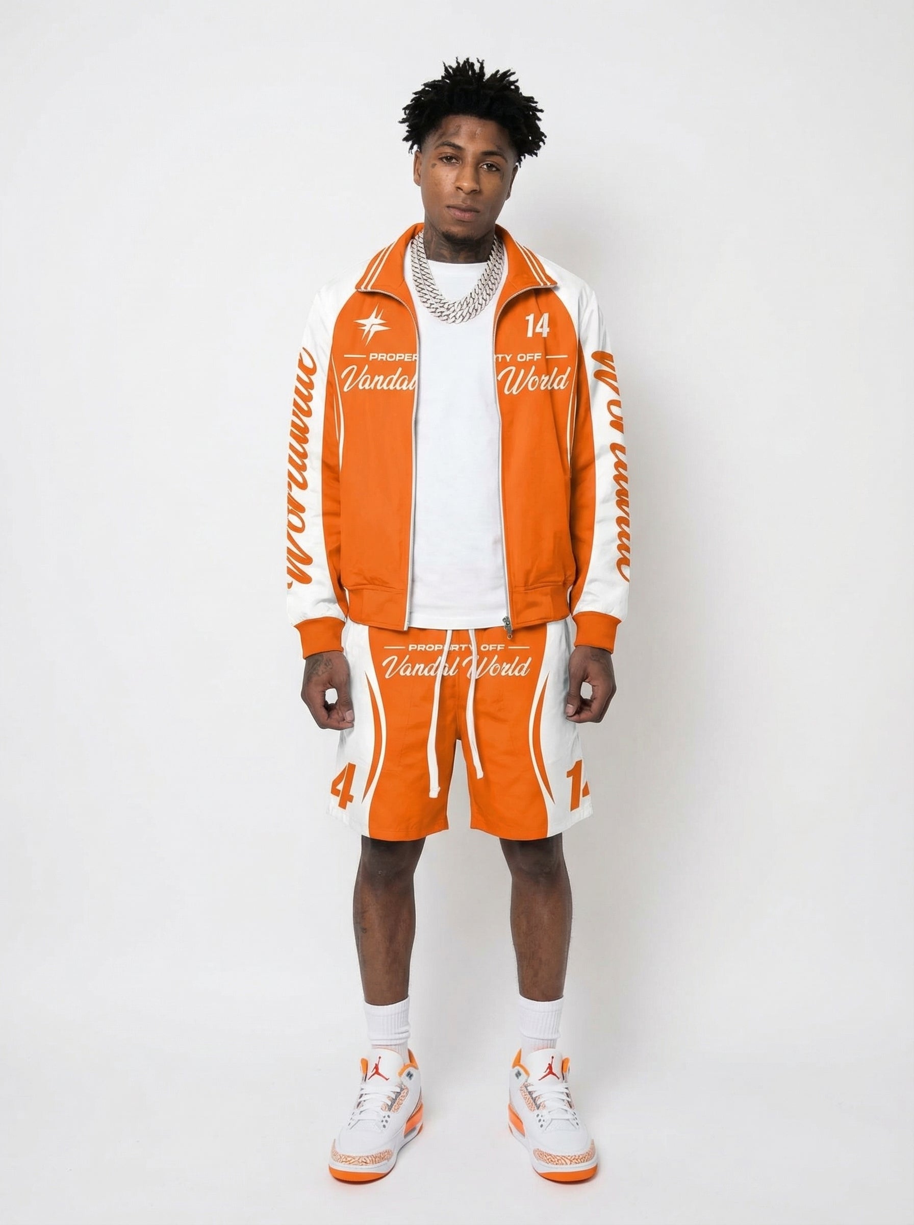 Vandal World Tracksuit - Orange